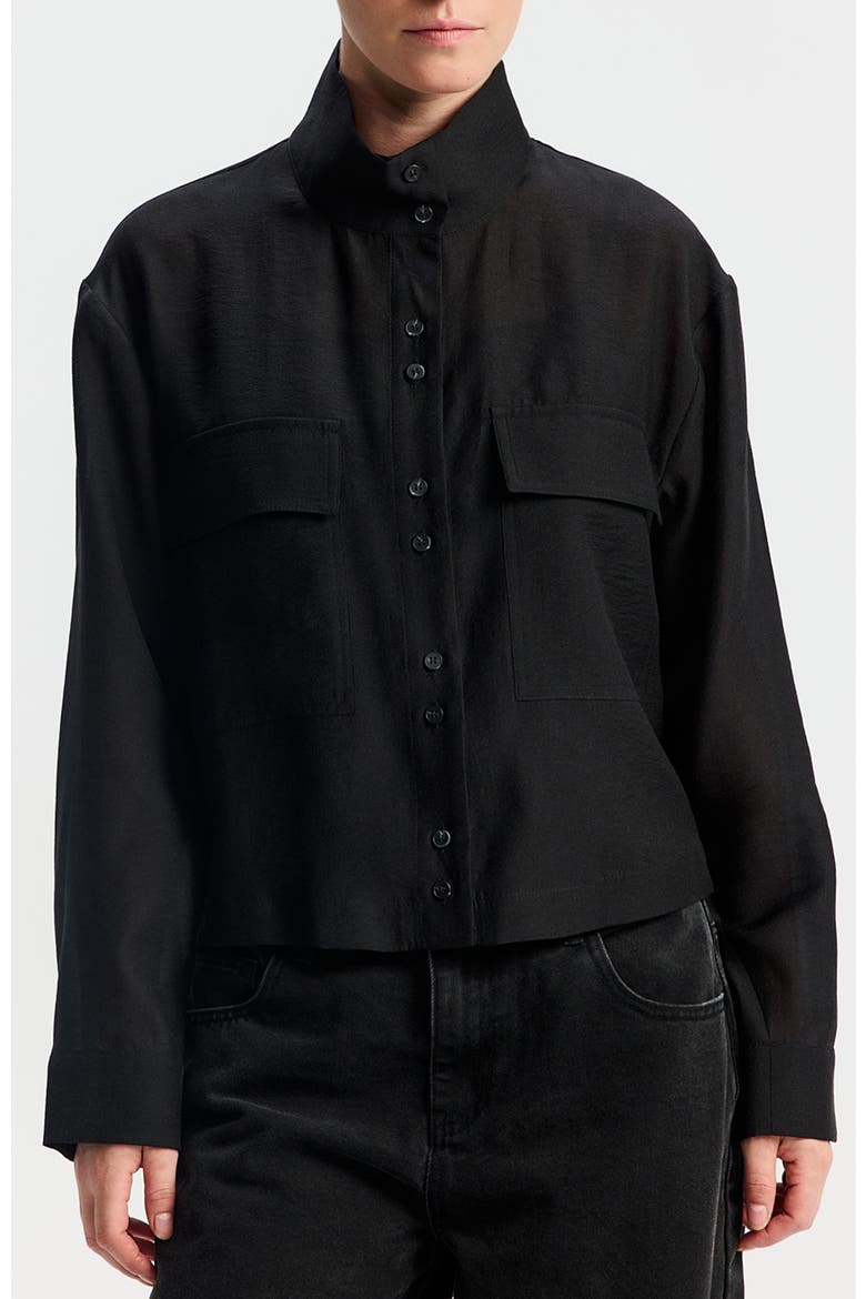 Lilit Cropped Jacket, Main, color, Black