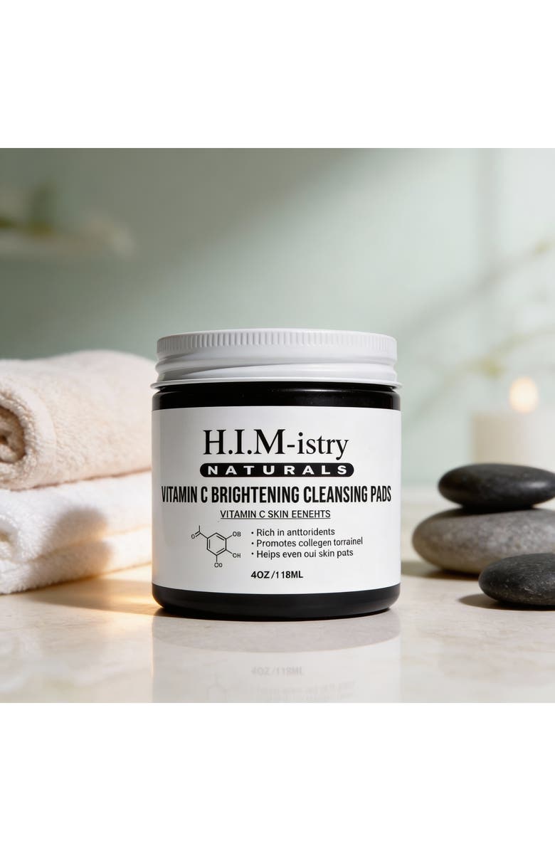 HIMistry Naturals Vitamin C Brightening Cleansing Pads, Alternate, color,
