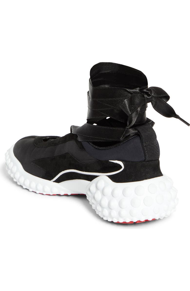 Christian Louboutin Mara Ankle Tie Sneaker, Alternate, color,