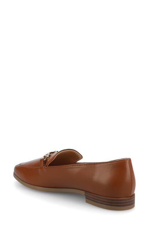 Journee Collection Lacie Bit Loafer In Cognac