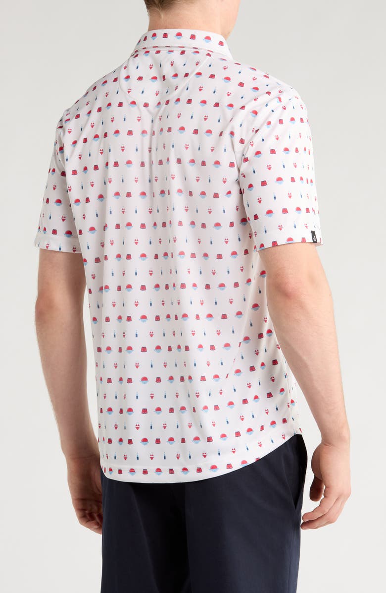 Swannies Quaid REPREVE<sup>®</sup> Recycled Polyester Piqué Polo, Alternate, color, Vntg-Wht