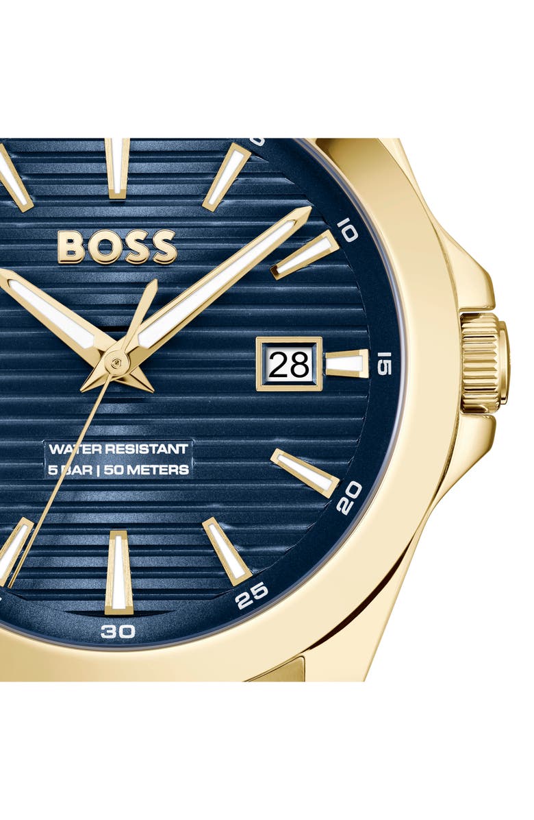 BOSS Strike Bracelet Watch, 41mm, Alternate, color, 