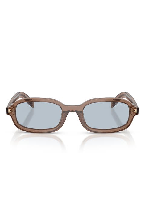 52mm Oval Sunglasses