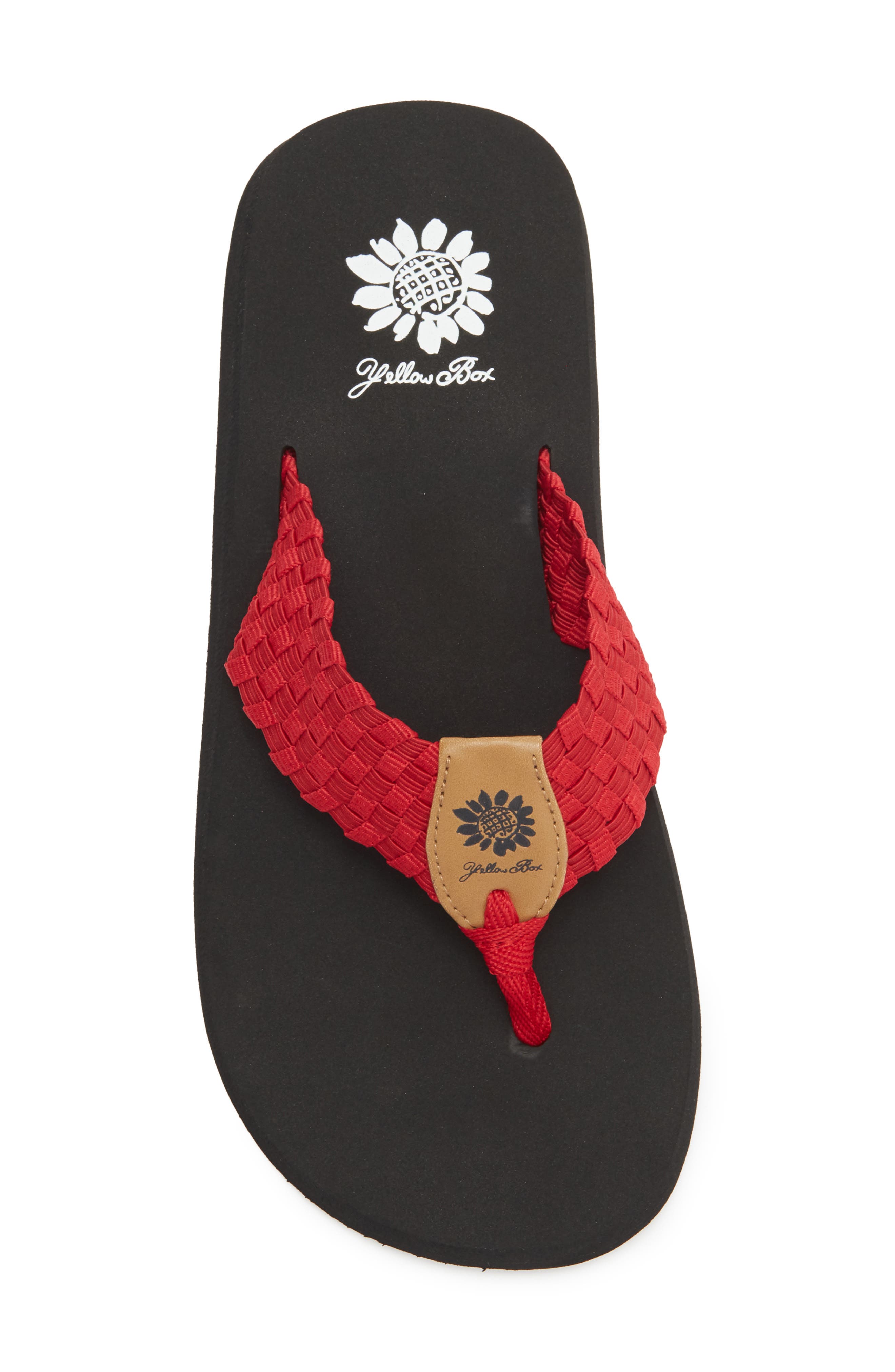 Soleil Flip Flop Sandal, Alternate, color, SOLID RED