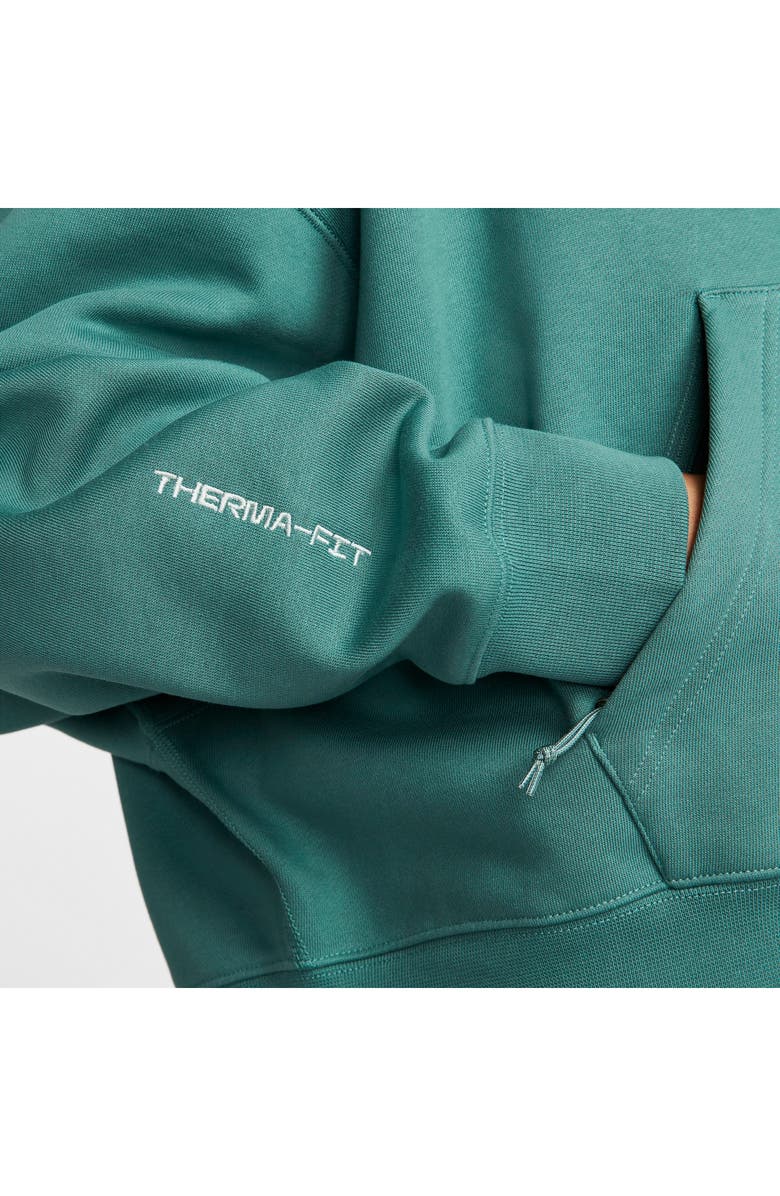 Nike ACG Therma-FIT Tuff Fleece Hoodie, Alternate, color, Bicoastal/ Honeydew/ Sage