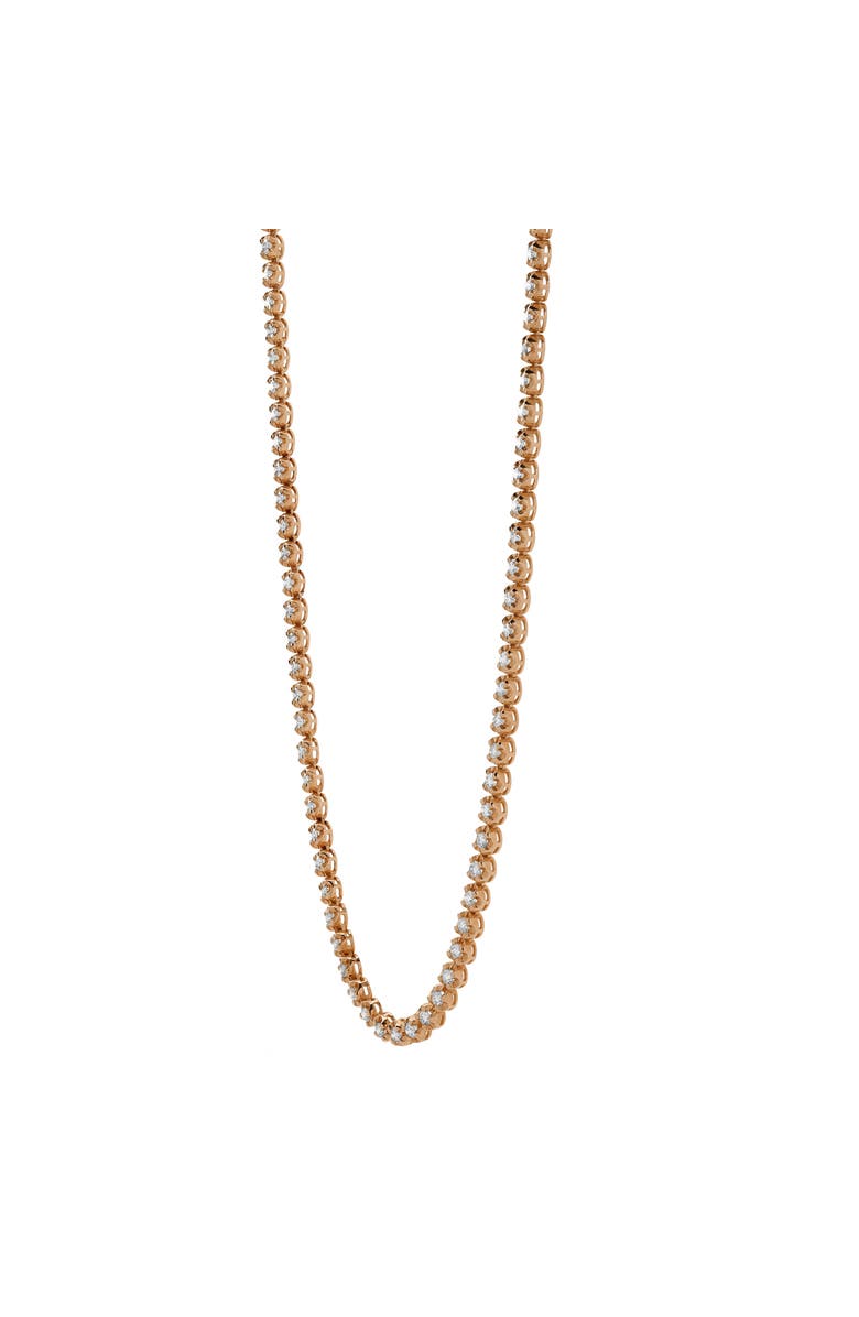 LuvMyJewelry LMJ 14K Rose Gold Diamond Tennis Chain - 6.2 Carats, Alternate, color, 14K Rose Gold
