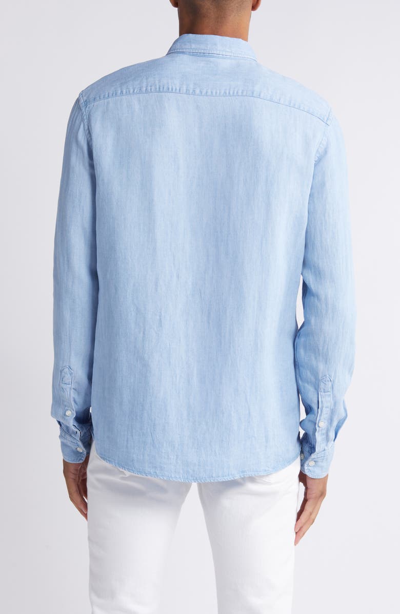 BOSS Roan Chambray Button-Down Shirt | Nordstromrack