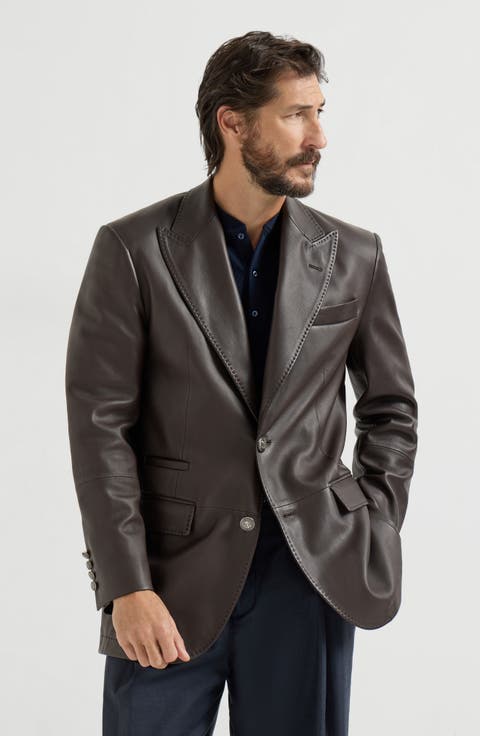 Calfskin blazer