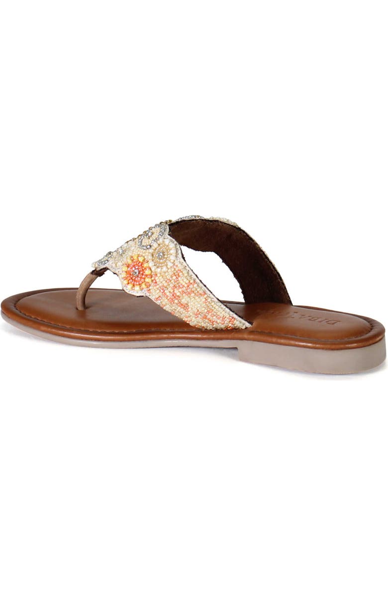 Diba True Kali Nite Beaded Sandal, Alternate, color, Tan Beige Multi