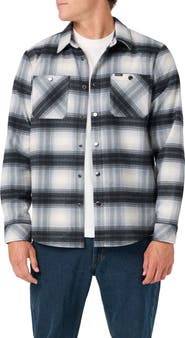 O'Neill Glacier Plaid Snap-Up Overshirt