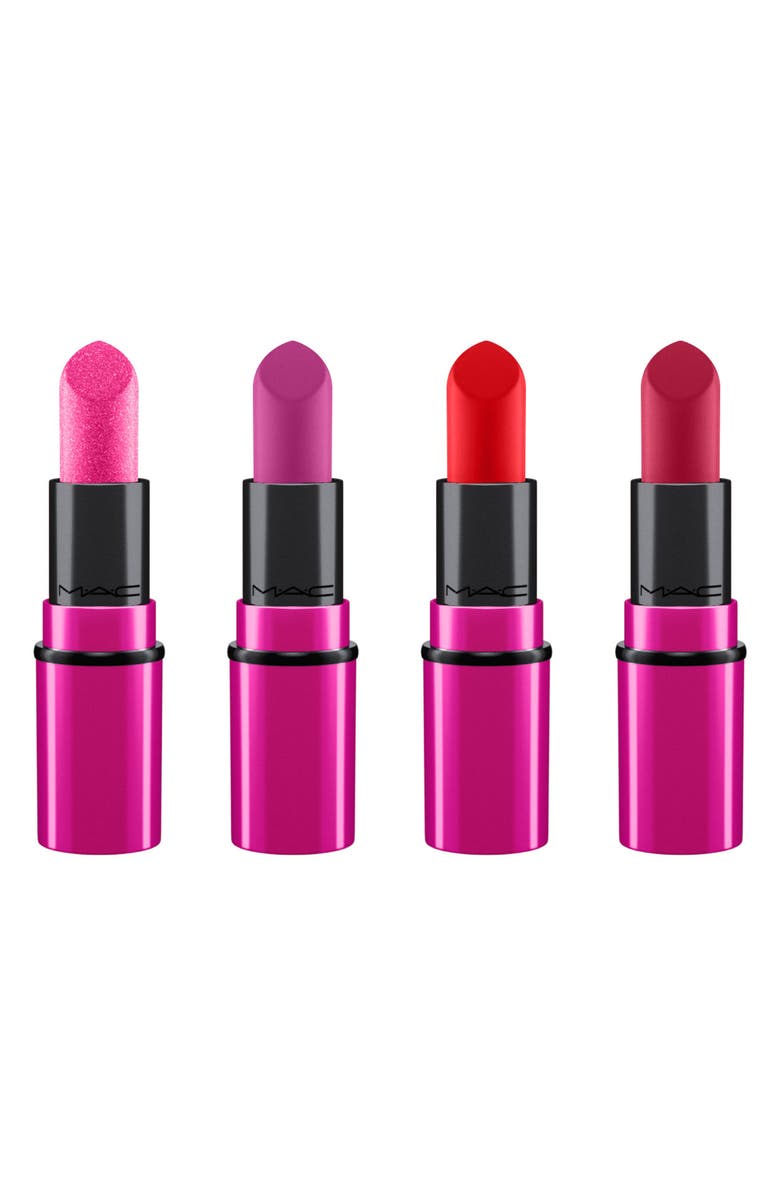 MAC Cosmetics MAC Shiny Pretty Things Bright Mini Lipstick Kit, Alternate, color, 