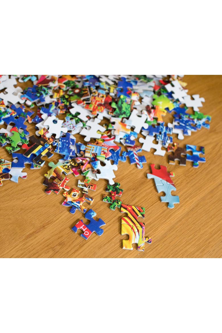 Santa's Coming to Town Christmas Holiday 1000 Piece Jigsaw Puzzle, Alternate, color, Multi-Color