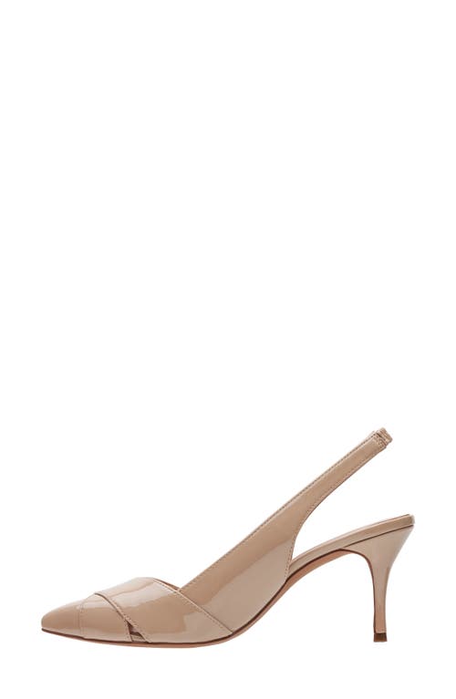 Linea Paolo Nelly Pointed Toe Slingback Pump In Maple Sugar