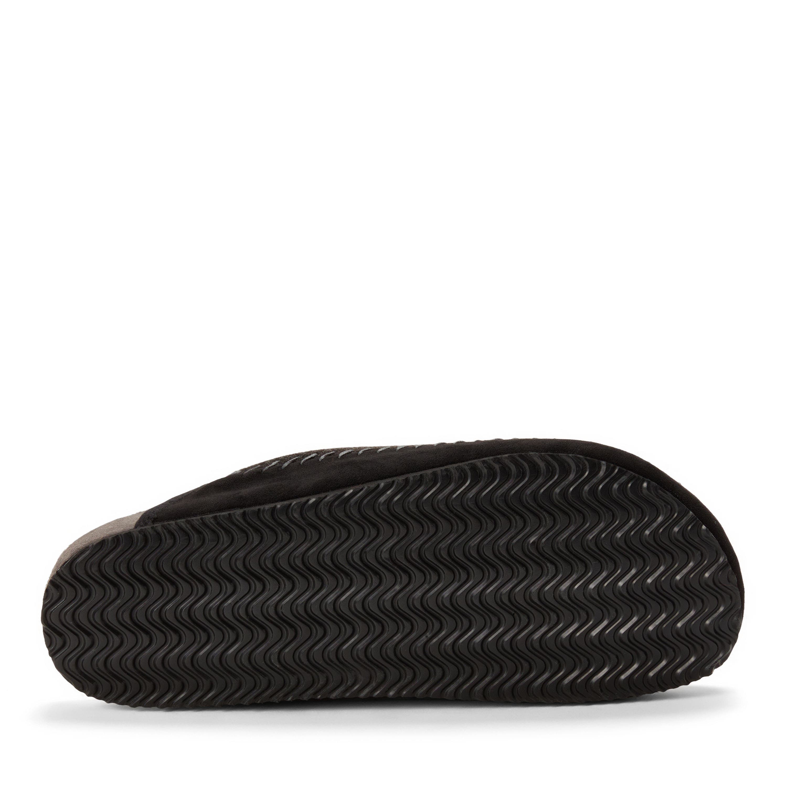Dearfoams Peterson Scuff Slippers, Alternate, color, Black