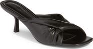 Open Edit Capri Faux Leather Kitten Heel