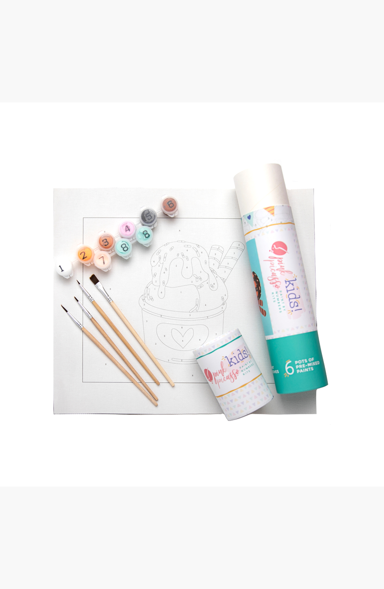 Pink Picasso Kits Ice Cream Sundae Paint by Numbers Kit, Alternate, color,