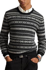 Polo Ralph Lauren Fair Isle Wool Crewneck Sweater