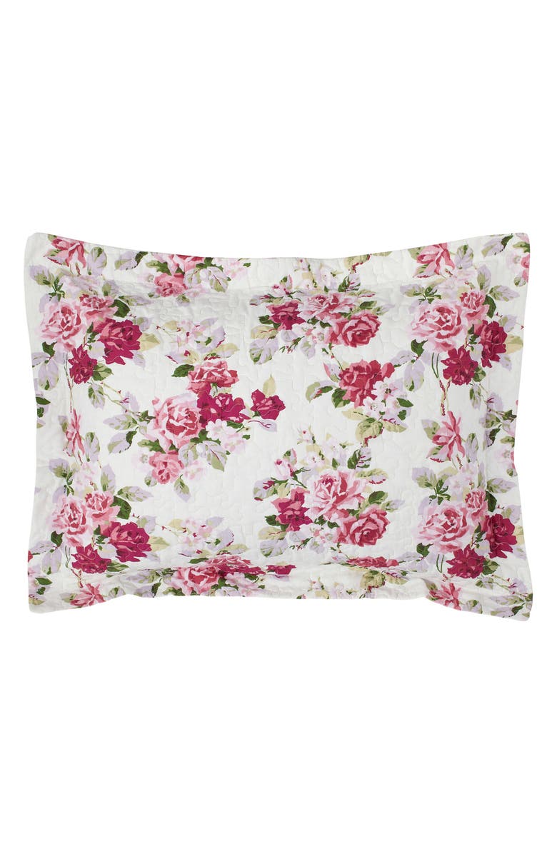 Laura Ashley Lidia Quilt & Sham Set, Alternate, color, Multi Pink