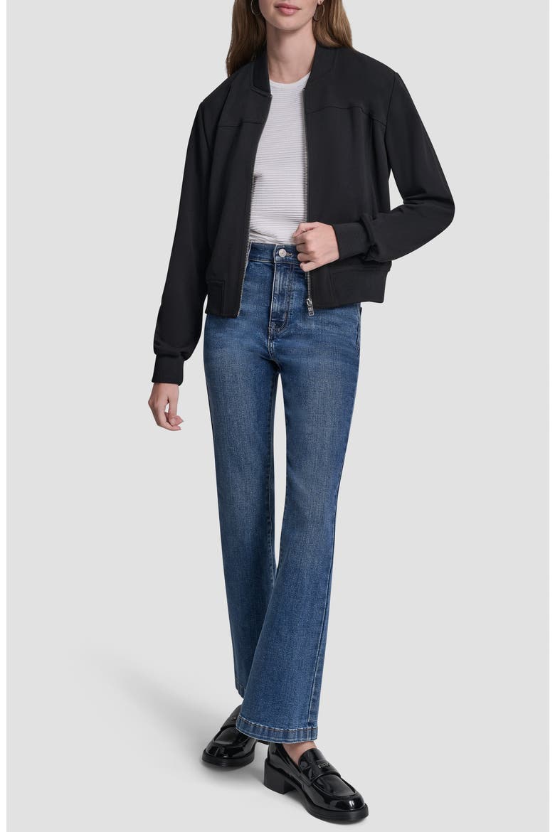 Scuba Bomber Jacket, Alternate, color, BLACK