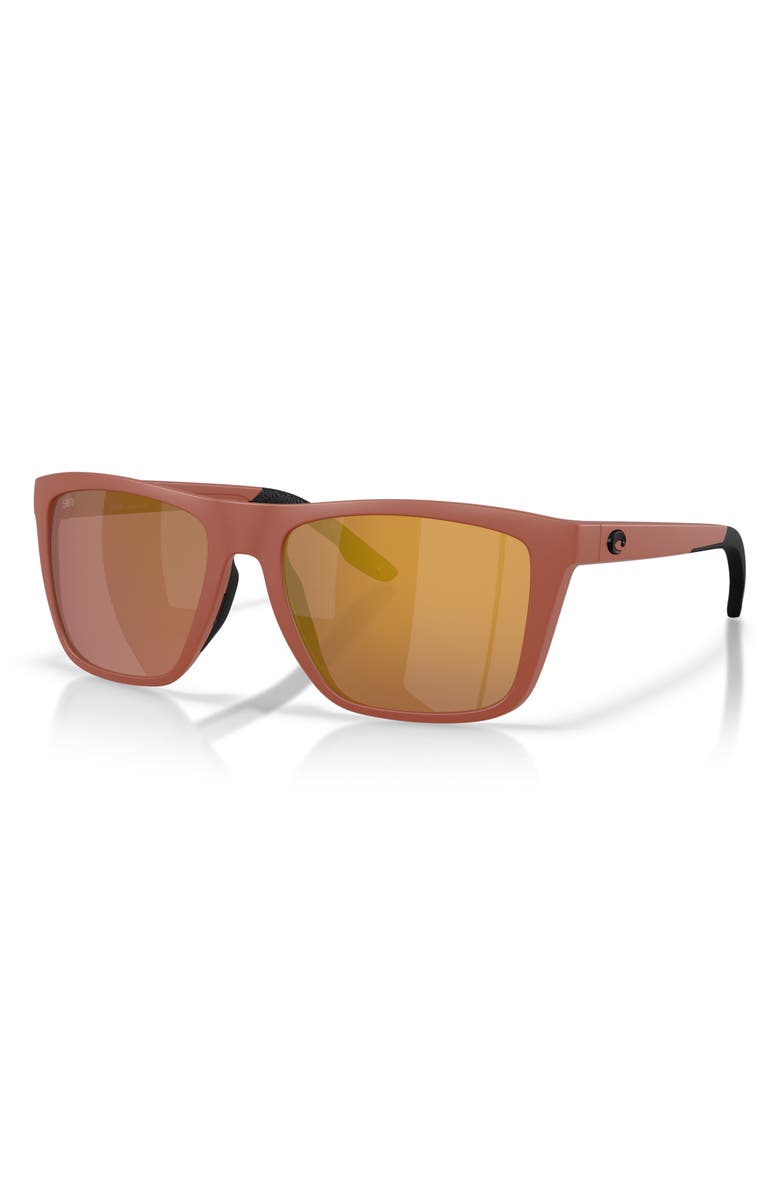 Costa Del Mar Mainsail XL 59mm Sunglasses, Alternate, color, Matte Terra Cotta / Gold 580G