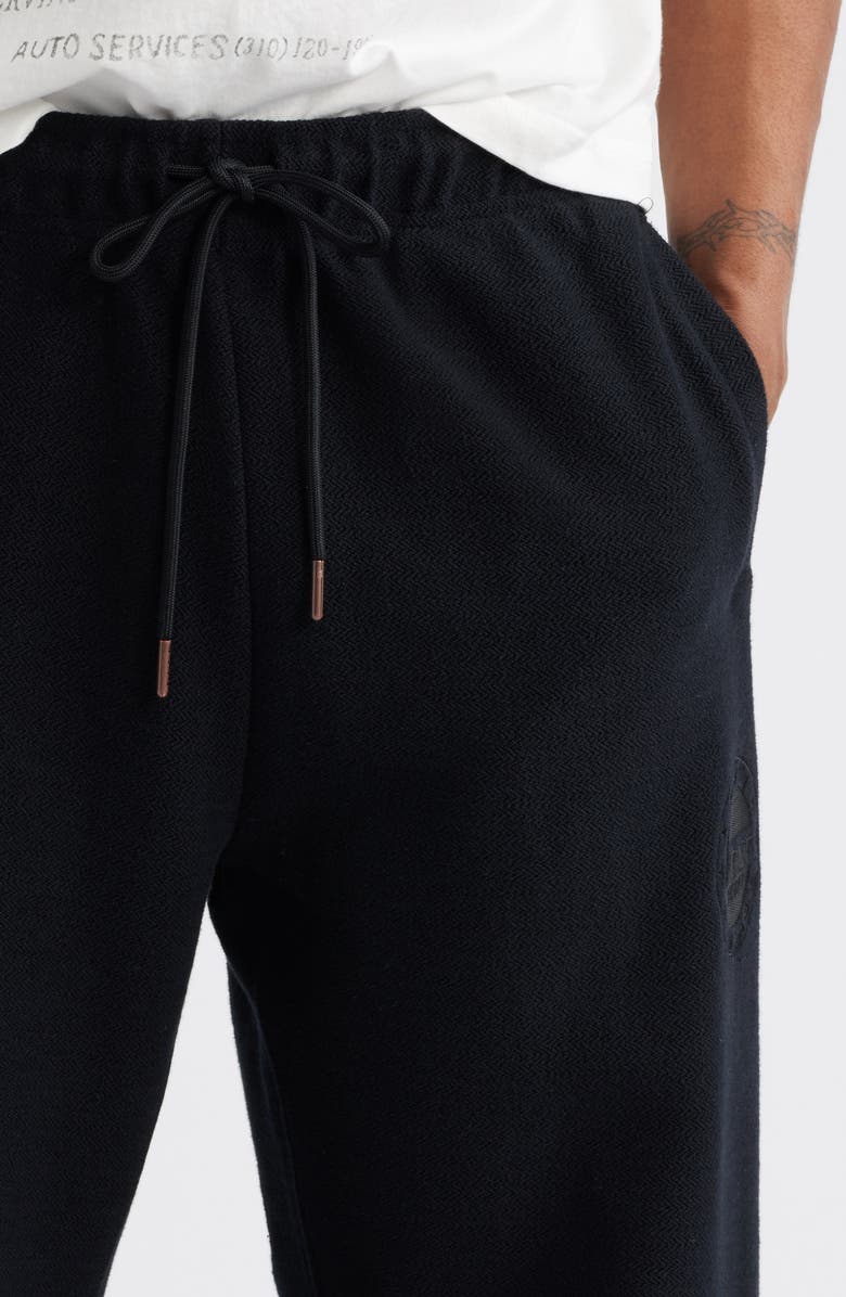 HONOR THE GIFT Race Herringbone Wide Leg Sweatpants, Alternate, color, 