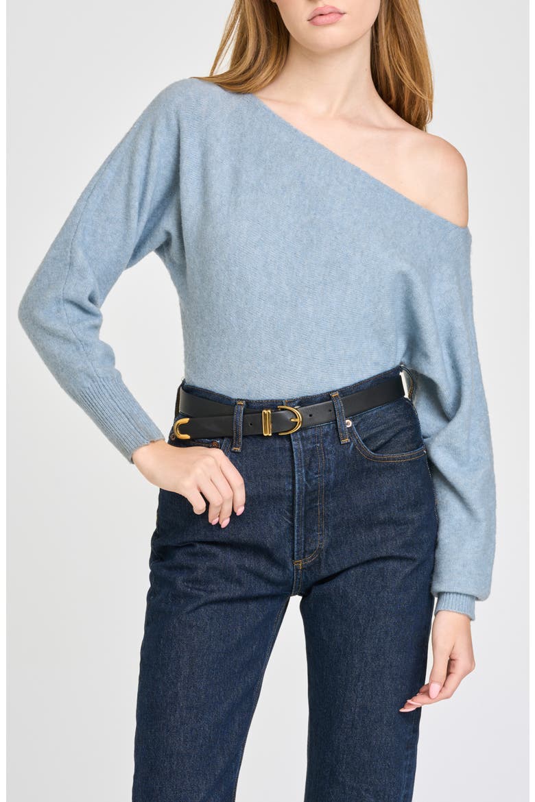 Annelisa Boatneck Sweater, Alternate, color, SLATE