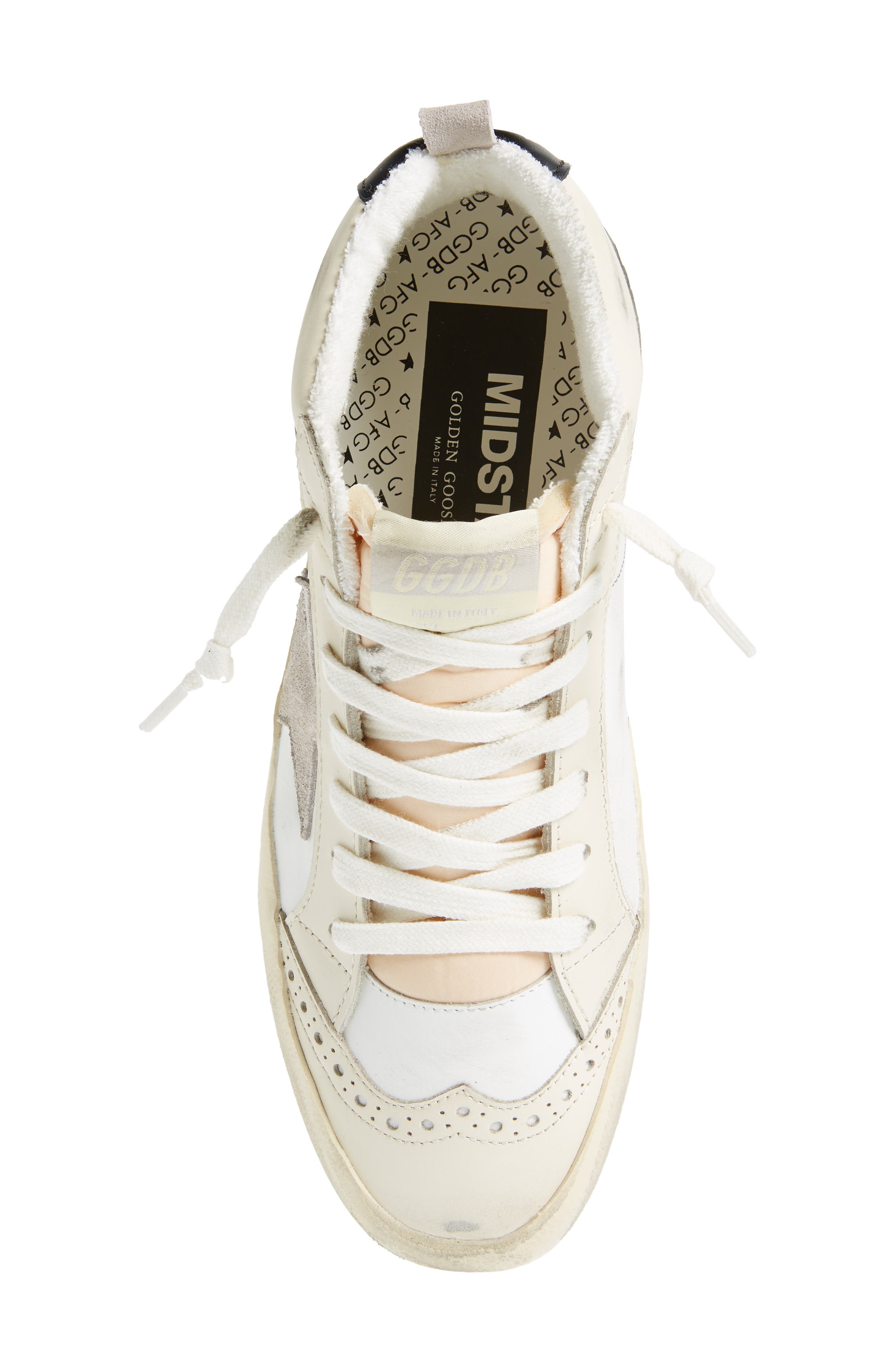 Golden Goose Mid Star Sneaker, Alternate, color, 