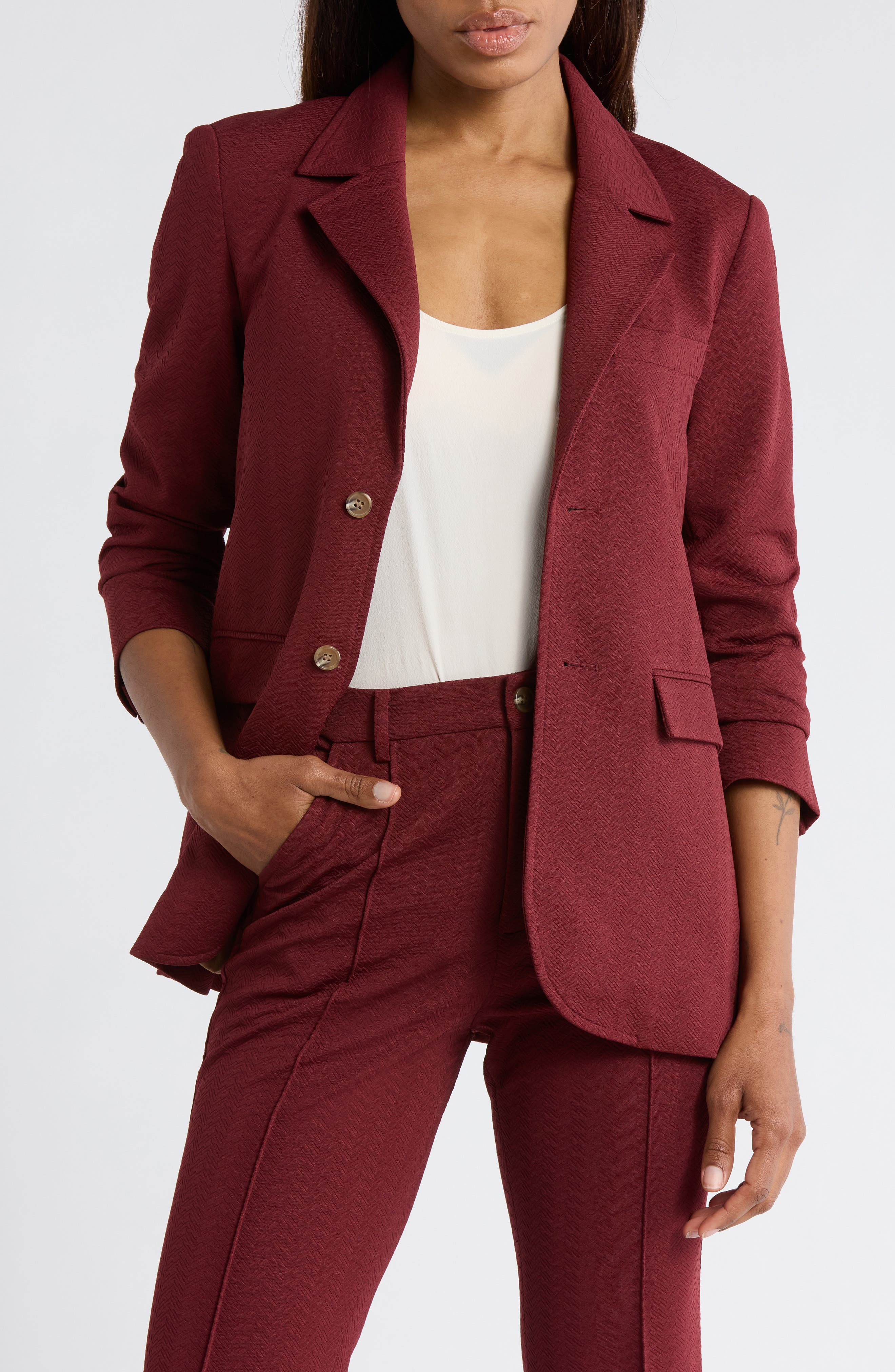The Geo Jacquard Blazer - image 3