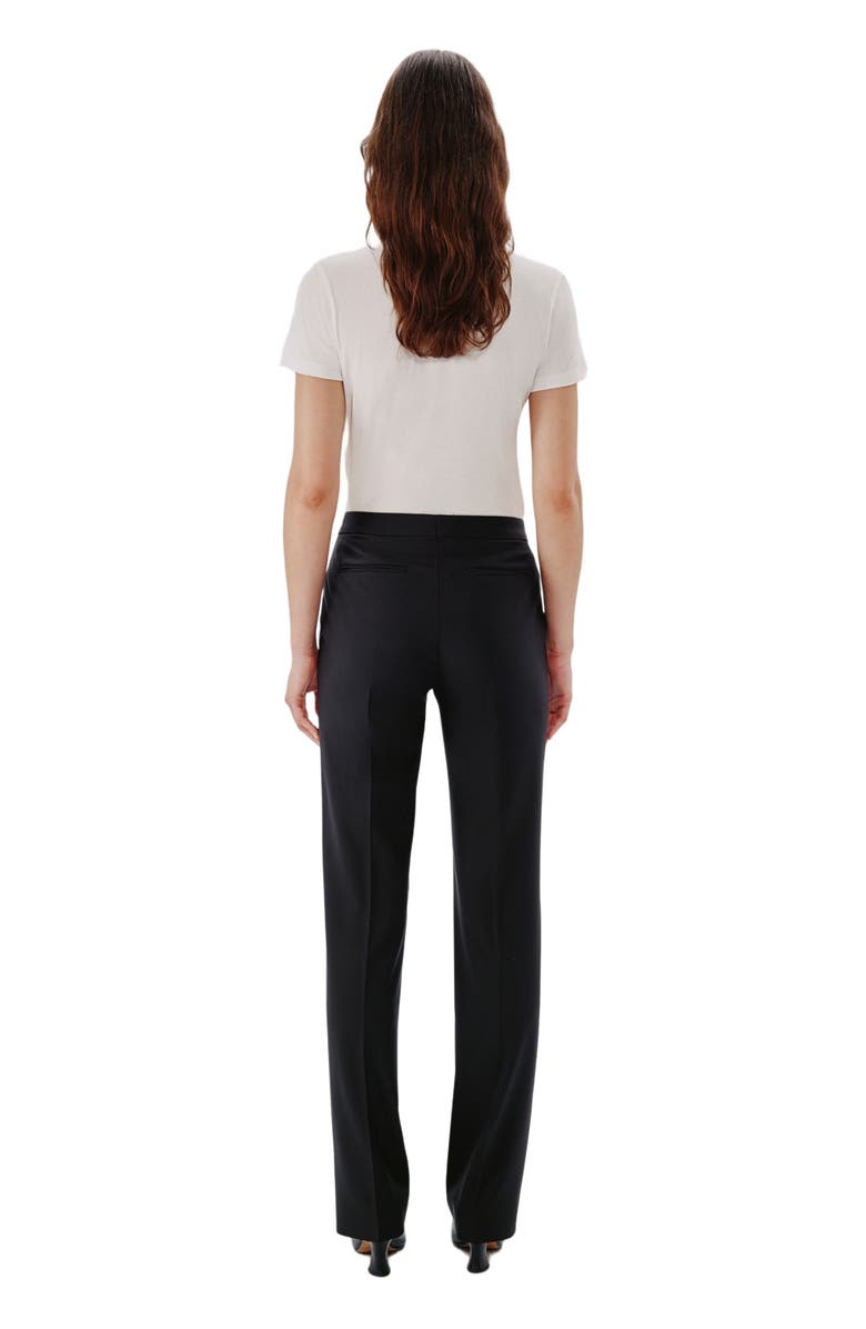 Another Tomorrow Classic Trouser, Alternate, color, Black