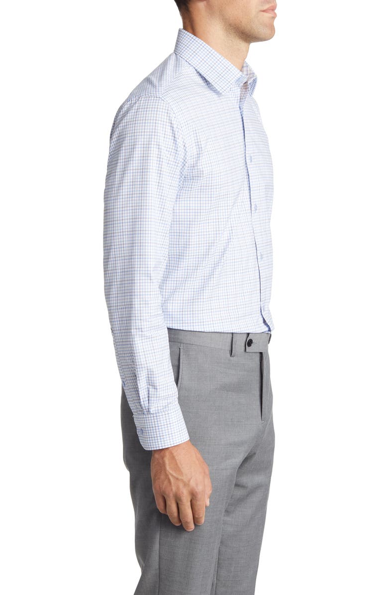 DANIEL HECHTER Trim Fit Plaid Dress Shirt, Alternate, color,