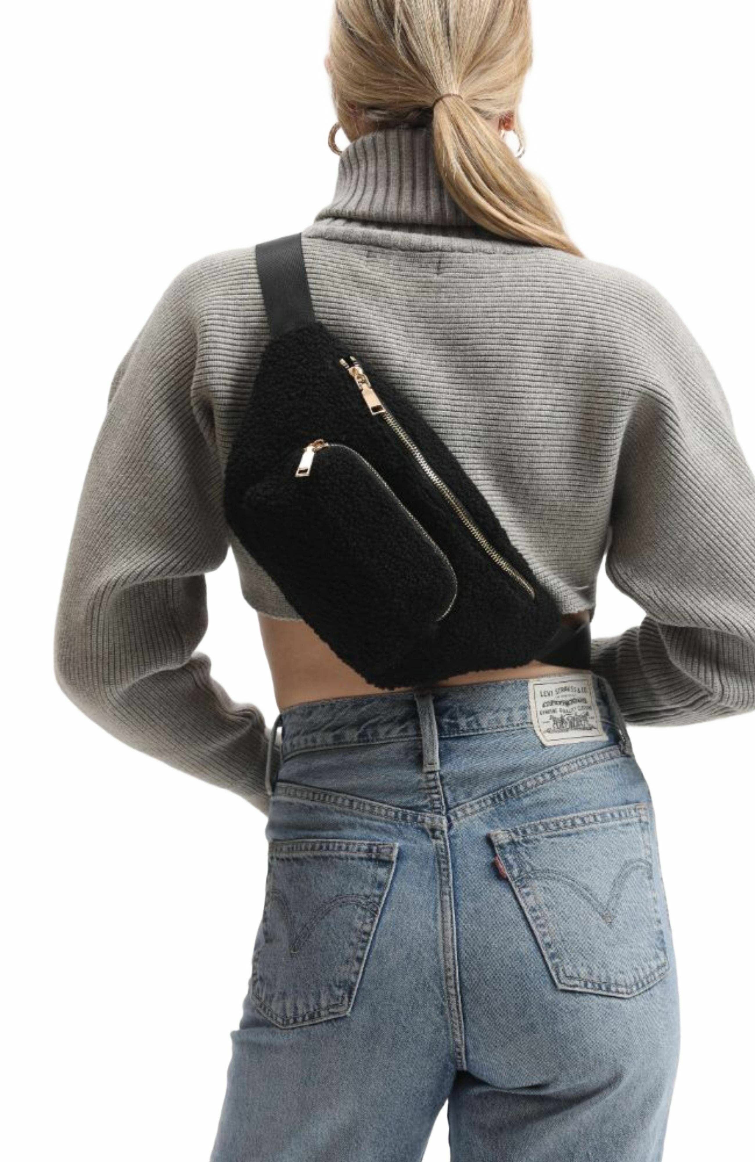 MODA LUXE Orson Belt Bag, Alternate, color, Black