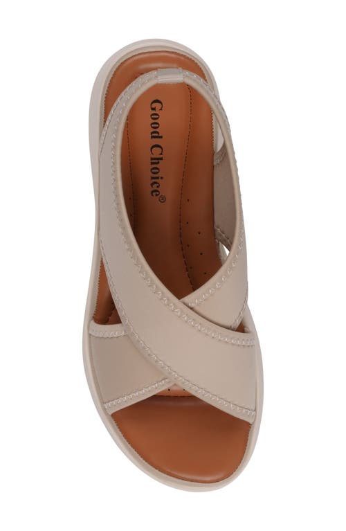 Gc Shoes Nixie Stretch Sandal In Nude