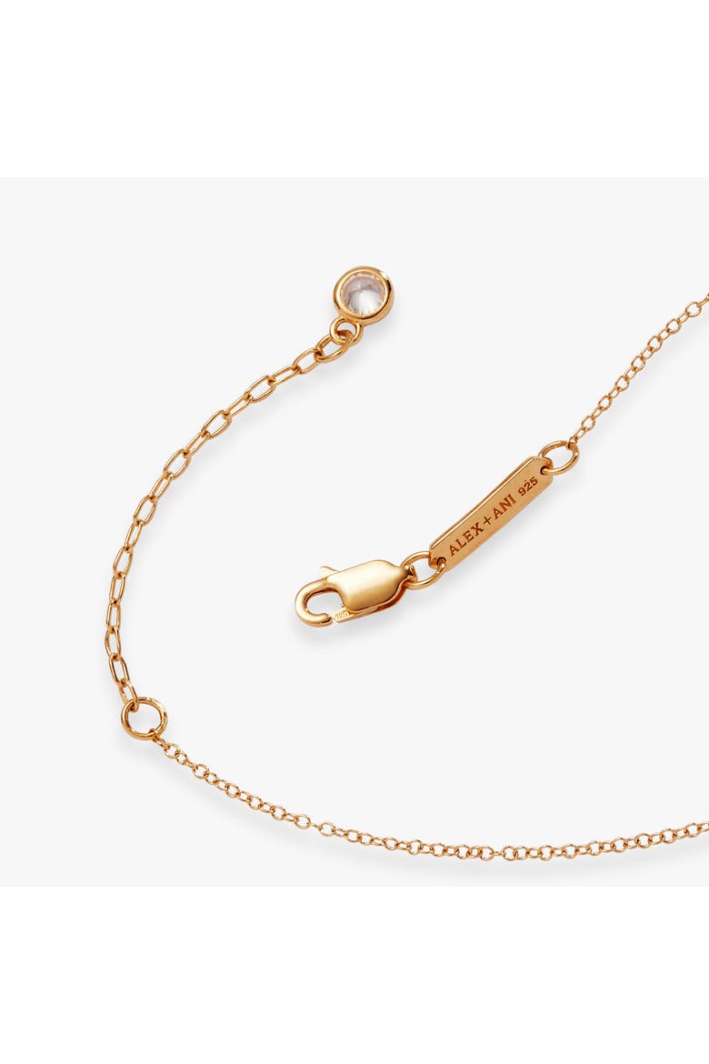 Crystal Forget-Me-Not Flower Bracelet, Alternate, color, Gold
