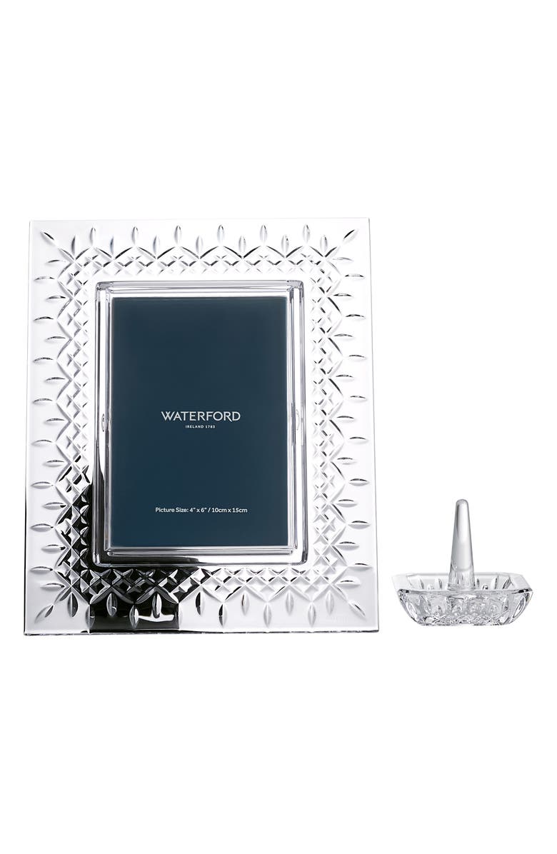 Waterford Lismore Crystal Picture Frame, Main, color,
