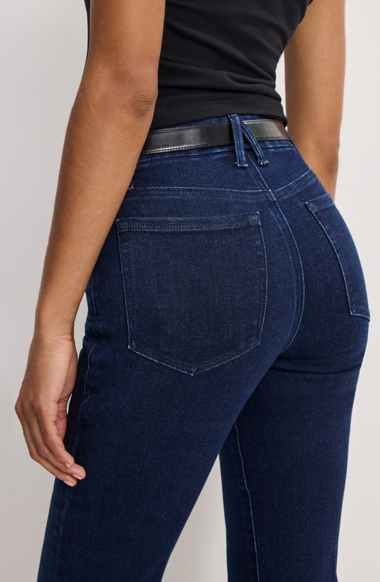 Good American Good Legs High Waist Flare Jeans, Alternate, color, Indigo1150