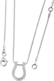 Lucy Quartermaine Horse Shoe Petal Pendant