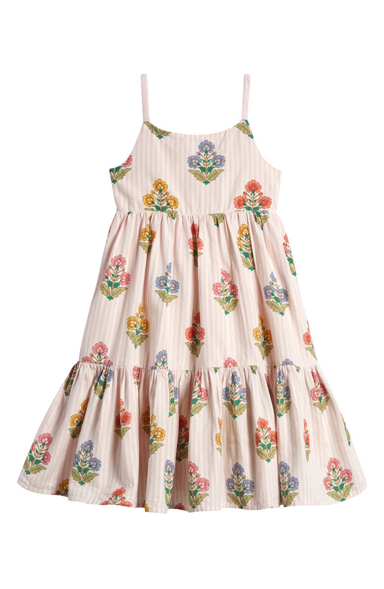 Mini Boden Kids' Floral Tiered Twirly Sundress, Main, color,