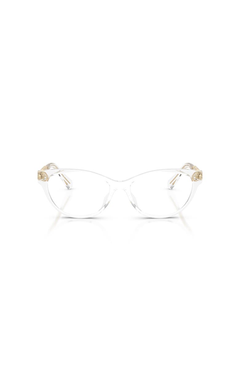 Michael Kors 49mm Cat Eye optical glasses, Alternate, color, Transparent