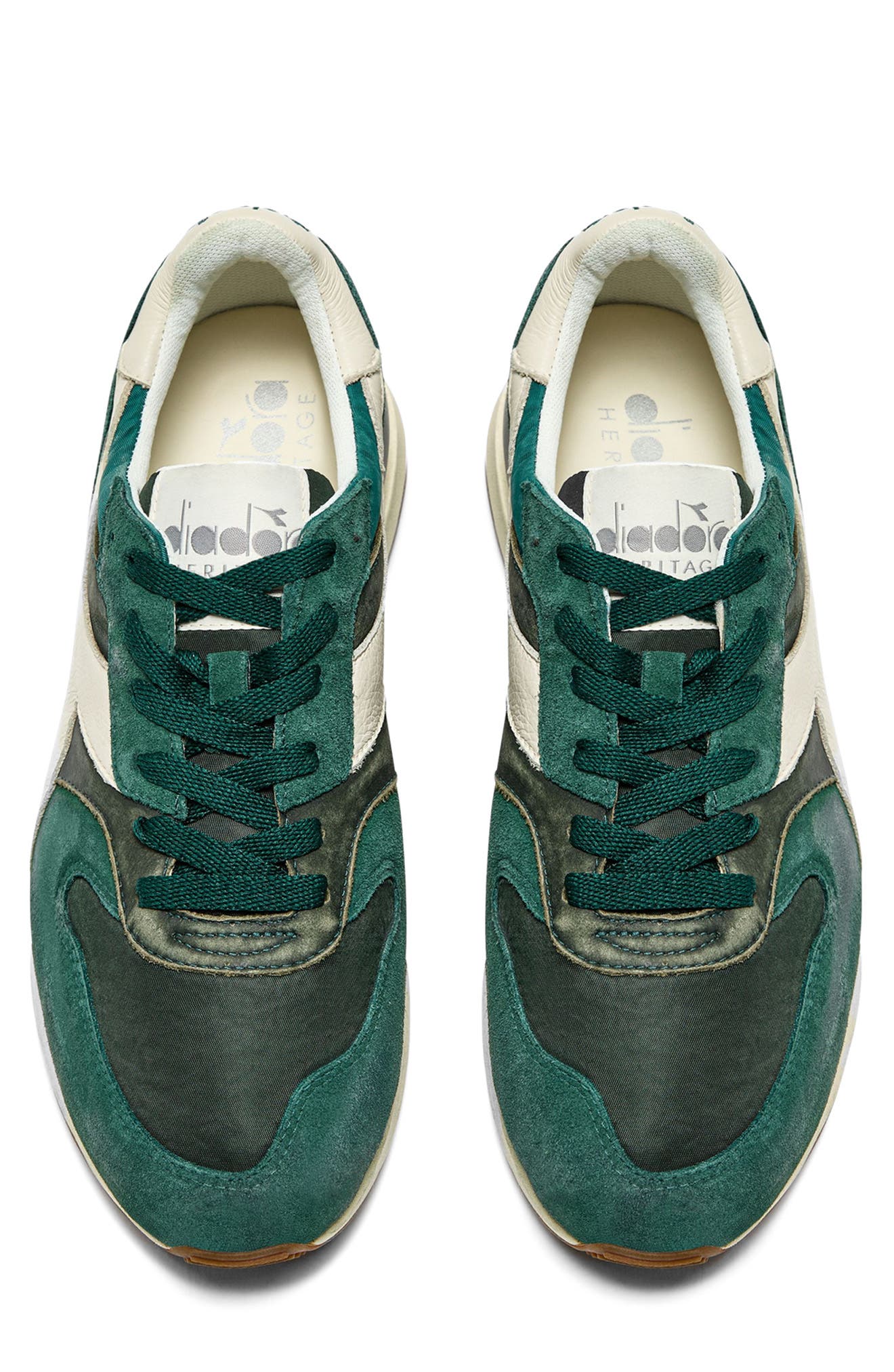 Diadora Conquest Sneaker, Alternate, color, Posy Green