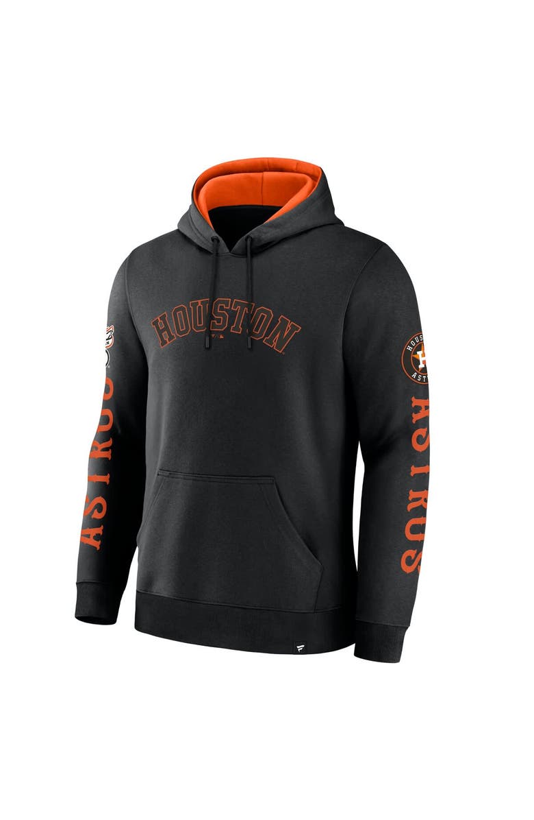 FANATICS Men's Fanatics Black Houston Astros Big City Legacy Fleece Pullover Hoodie, Alternate, color, Black