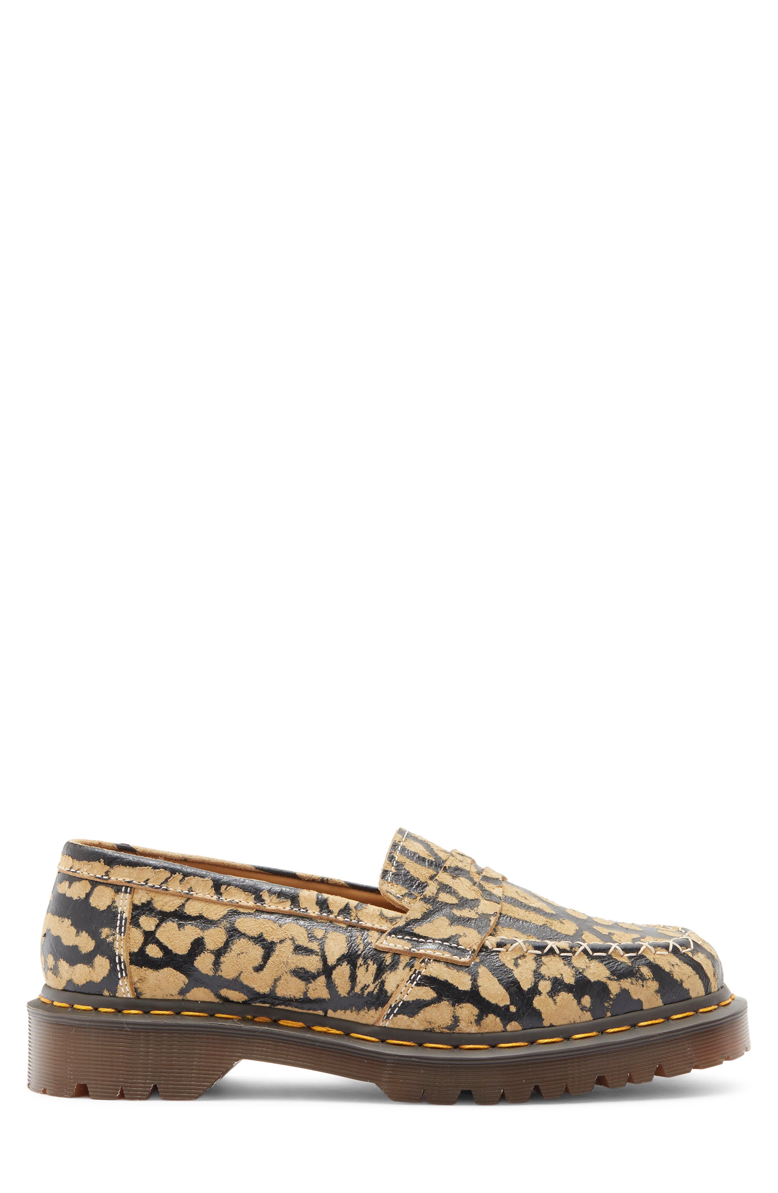 Dr. Martens Delapre Penny Loafer, Alternate, color, Teak And Black