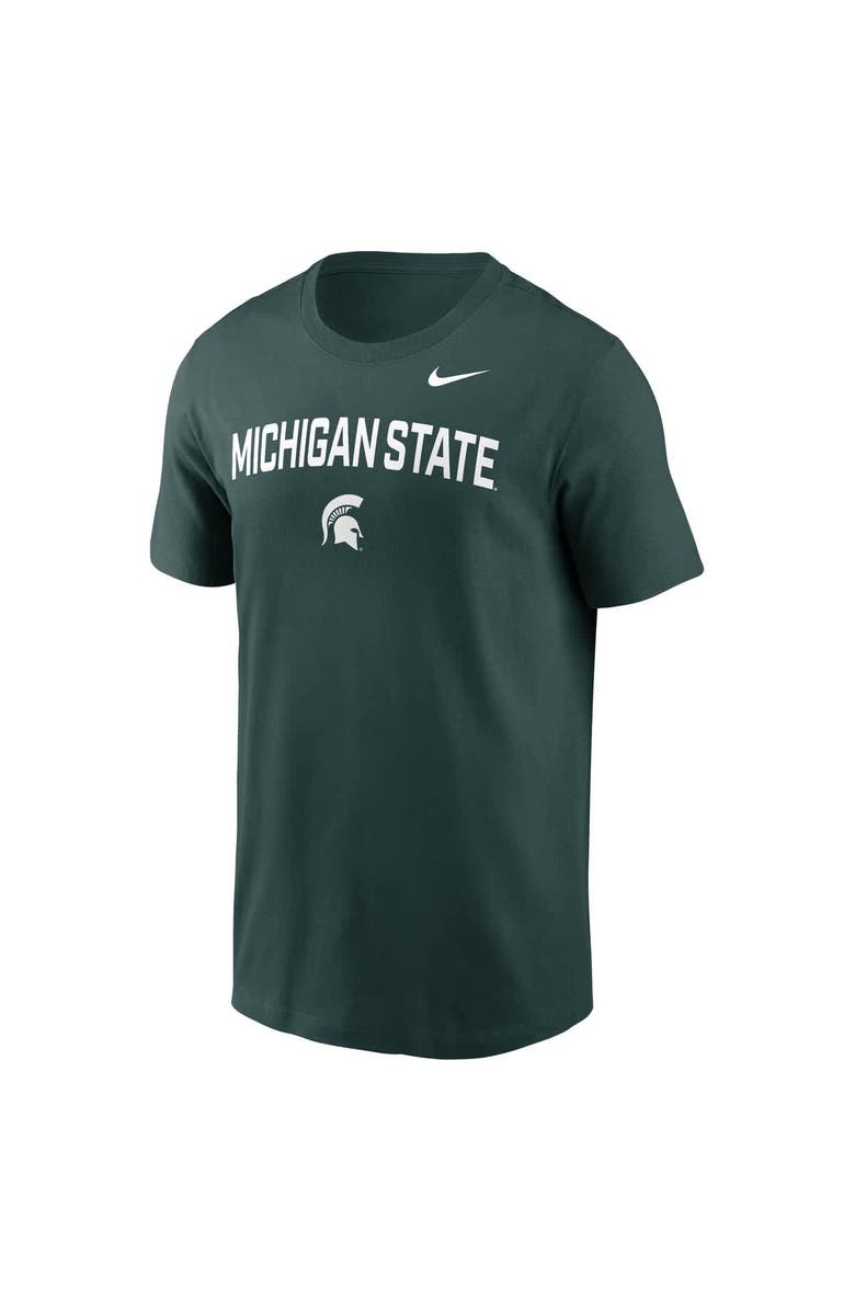 Nike Men's Nike Green Michigan State Spartans Primetime Arch Stack T-Shirt, Alternate, color, Green
