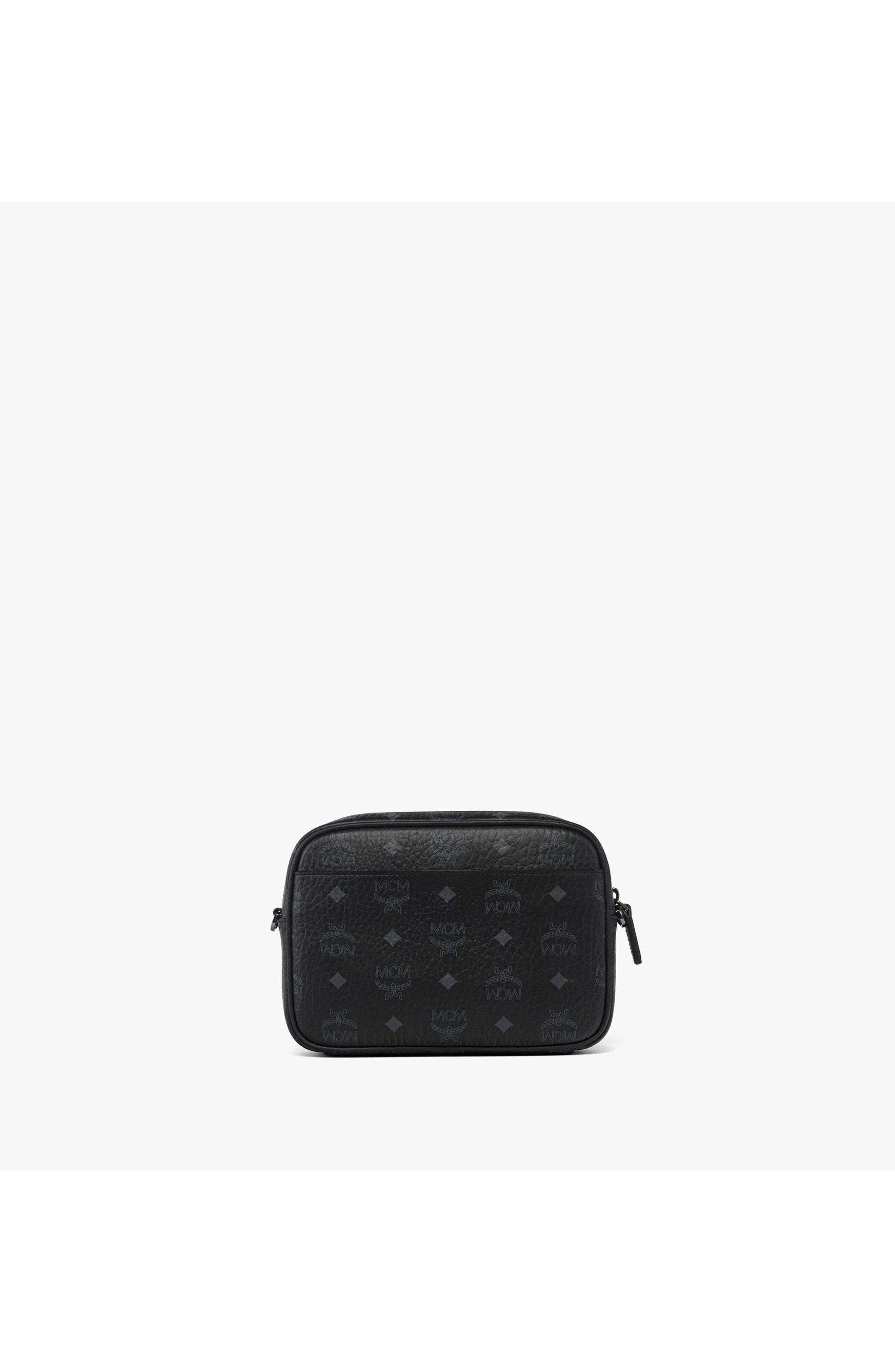 Small Aren Crossbody in Visetos, Alternate, color, Black