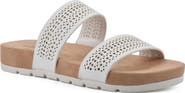 CLIFFS BY WHITE MOUNTAIN Thrilled Laser Cut Sandal