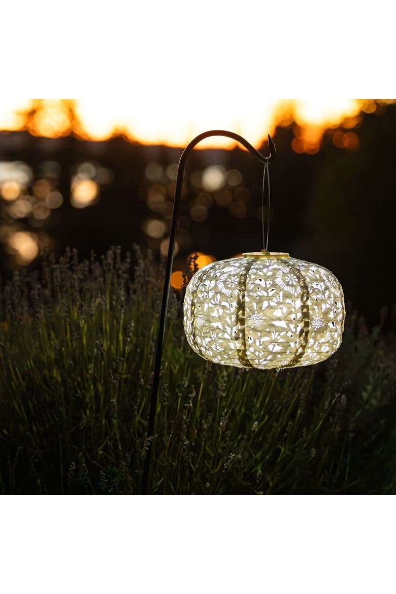 Soji Stella - Square - Solar Lantern, Alternate, color, Pearl