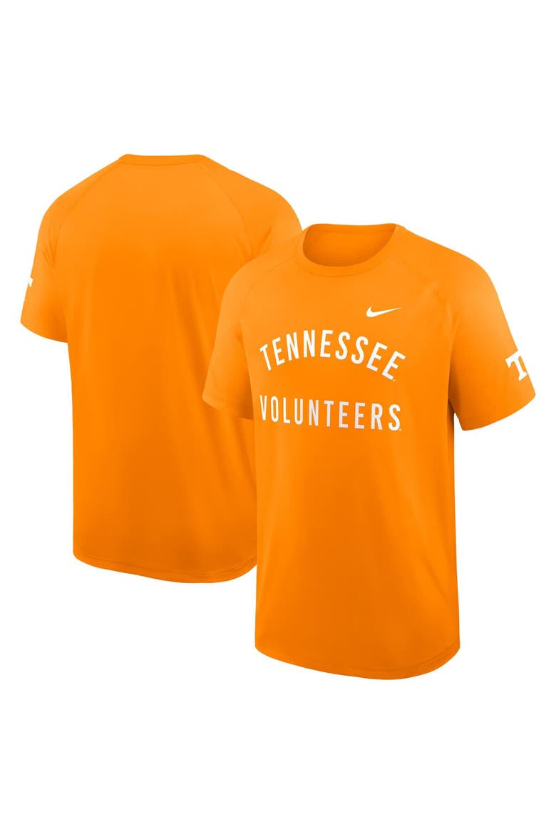 Men's Nike Tennessee Orange Tennessee Volunteers Ready Raglan Premium Performance T-Shirt, Main, color, Tennessee Orange