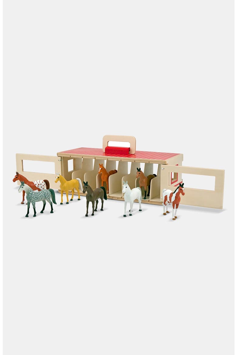 Show Horse Stable, Alternate, color, TAN MULTI