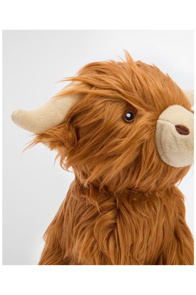 Highland Cow Dog Toy, Alternate, color, BROWN/ CLASSIC
