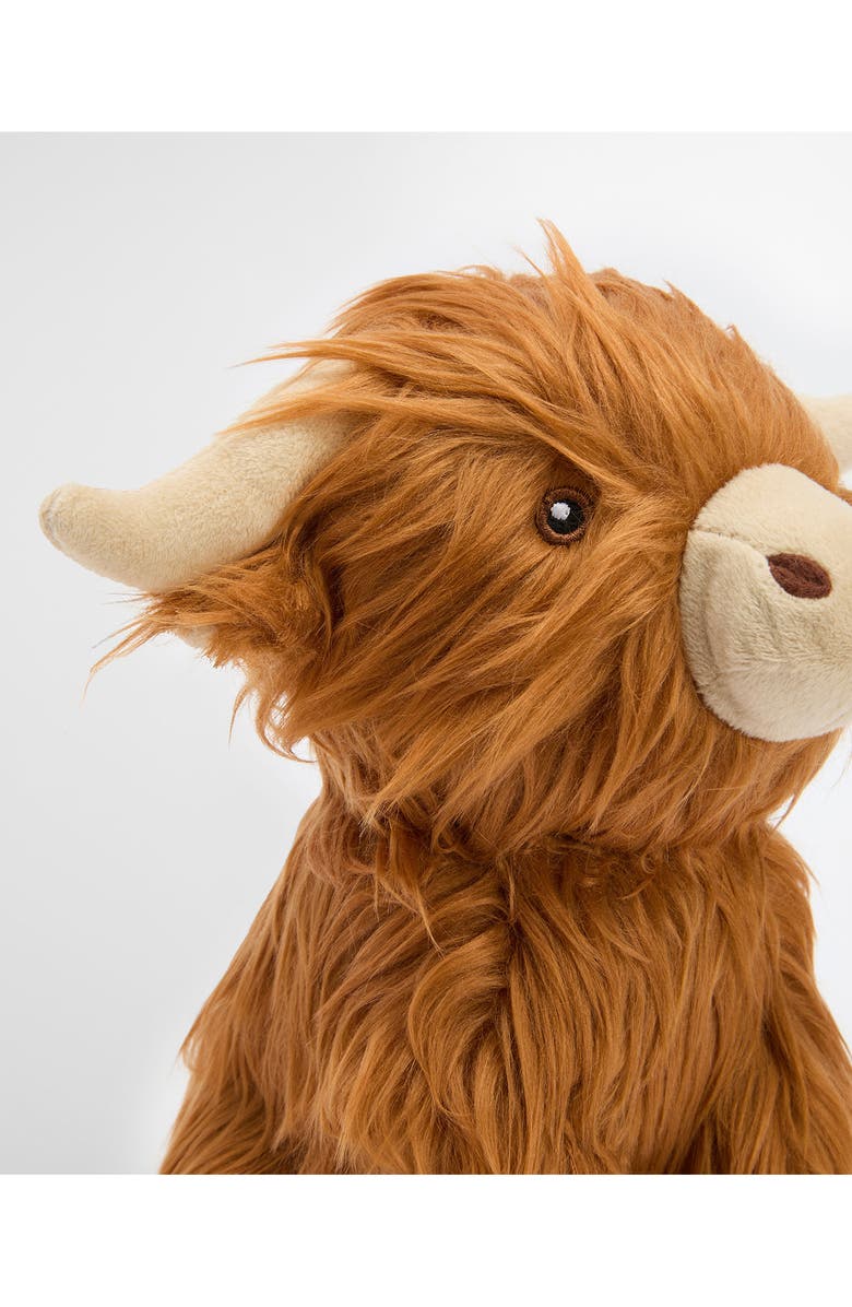 Barbour Highland Cow Dog Toy, Alternate, color, Brown/ Classic