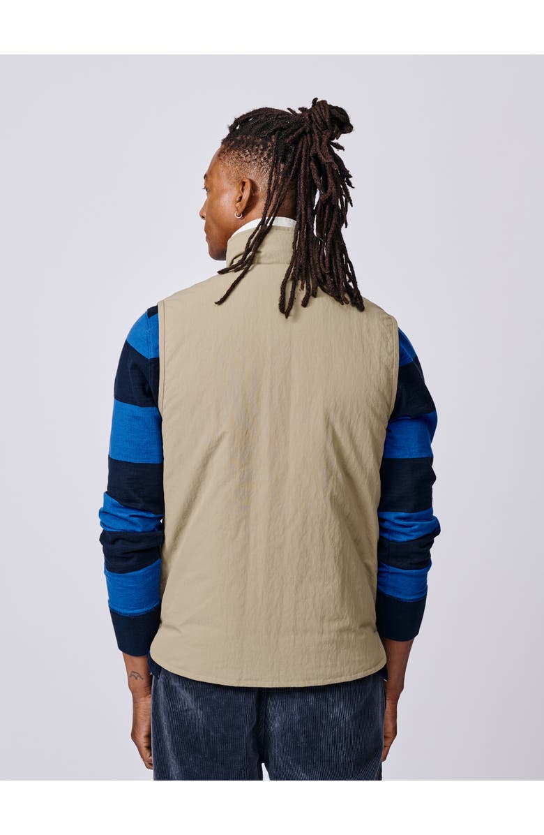 Aubin Lancaster Lightweight Nylon Gilet, Alternate, color, Light Khaki